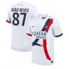 Paris Saint-Germain Joao Neves #87 Bortedrakt 2024-25 Kortermet